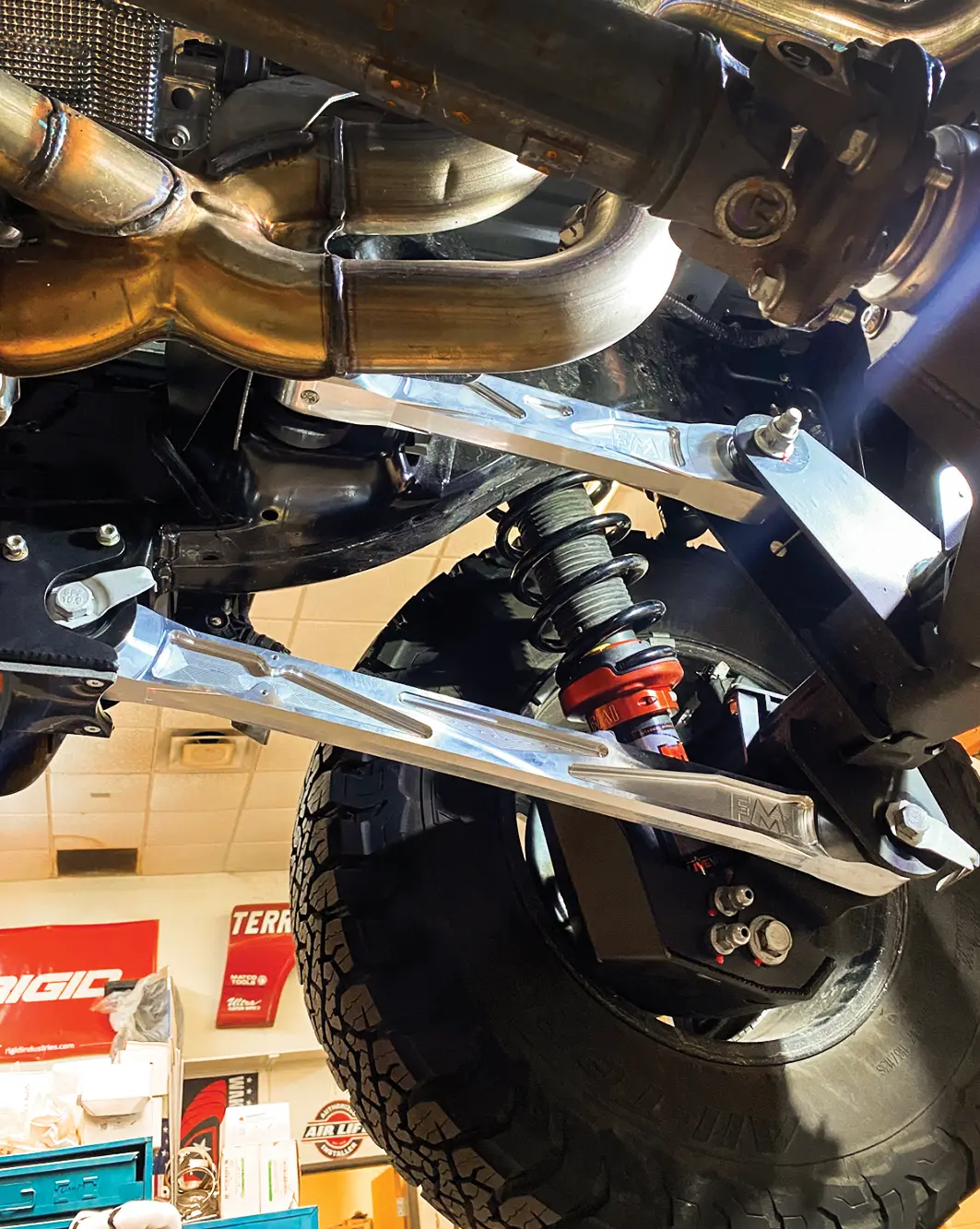 2024 Ranger Raptor Rear Suspension Kit - Billet Aluminum Arms With Ultra-Flex Joints 1