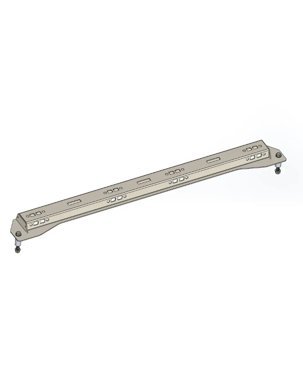 2024+ Ranger Raptor - Floor Cross Member For Modular Bed Organizer 1