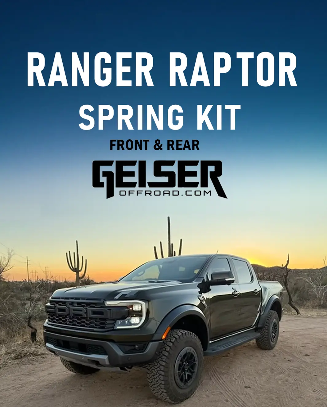 2024 Ranger Raptor - Geiser Front & Rear Springs 1