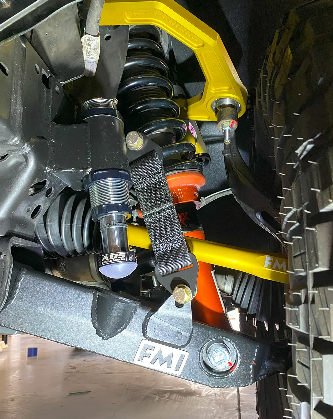 2024+ Ranger Raptor - Mid Travel Front Suspension Kit 1