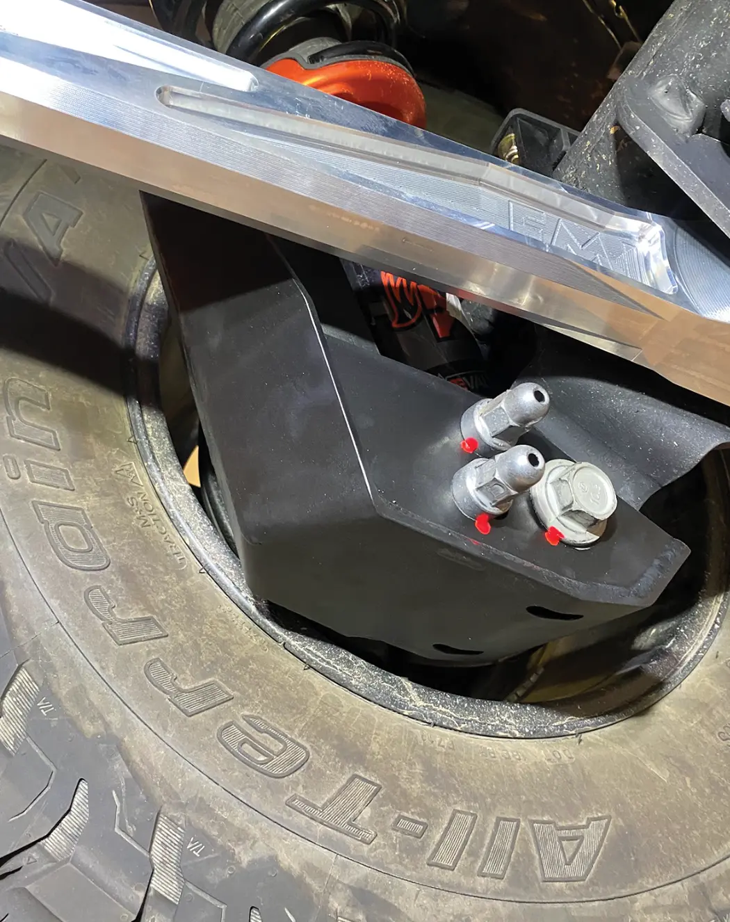 2024 Ranger Raptor Rear Shock Skid Kit 1