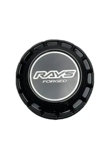 Rays Forged Gloss Black Push Thru Wheel Center Cap 6181K115 1