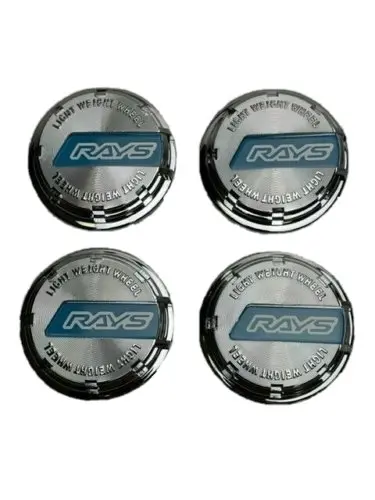 Rays Gram Lights Chrome Snap In Wheel Center Cap 4 Pack Qc910-1 1