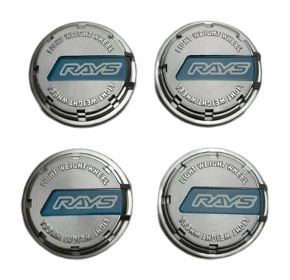 Rays Gram Lights Silver Snap In Wheel Center Cap 4 Pack Qc910-1 1