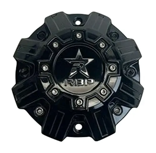 Rbp Wheels Gloss Black Wheel Center Cap 5589-1 C-1008B 1