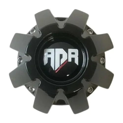 Rdr Red Dirt Cbrd1-2P Road Gloss Black Wheel Center Cap 1