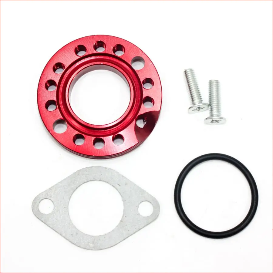 Red 26Mm Carby Carburetor Manifold Spinner Adaptor Pit Pro Quad Dirt Bike Atv 1