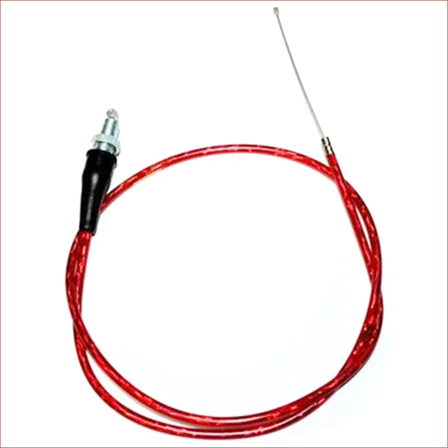 Red 960Mm 120Mm Twist Throttle Cable 110Cc 125Cc 1