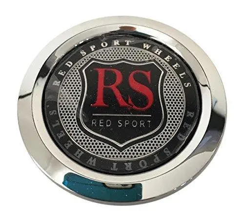 Red Sport Wheels Ccve65-1P Ht 102-17 Chrome Wheel Center Cap 1