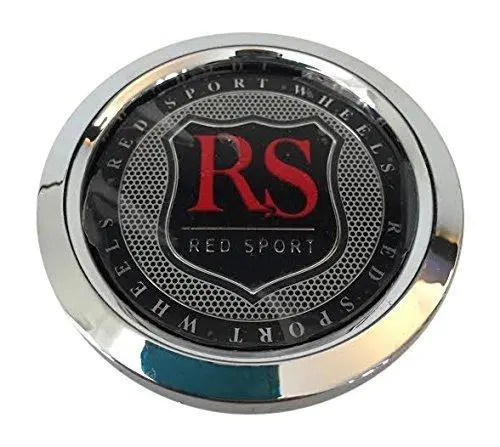 Red Sport Wheels Ccve70-1P Chrome Wheel Snap In Center Cap 1