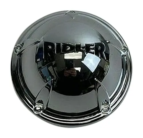 Ridler Chrome Snap In Wheel Center Cap C10650 C524101cap C10650c 1