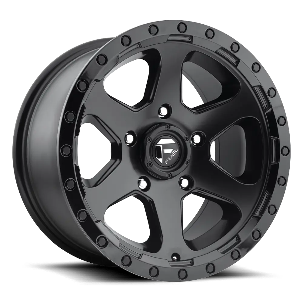 Fuel Ripper [ D589 ] - Matte Black W/ Gloss Black Lip 1