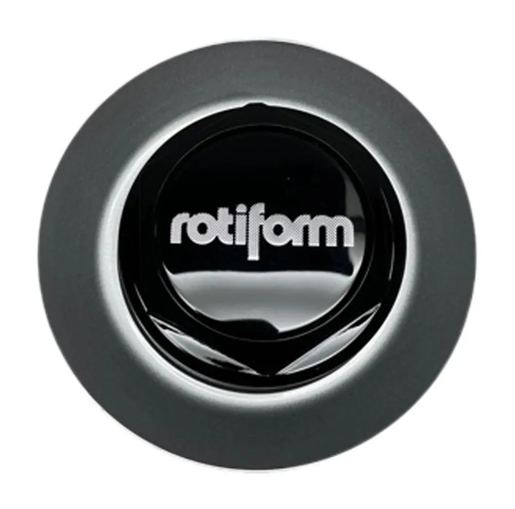 Rotiform Wheels 36390-02Gs Gloss Black And Silver Center Cap 1