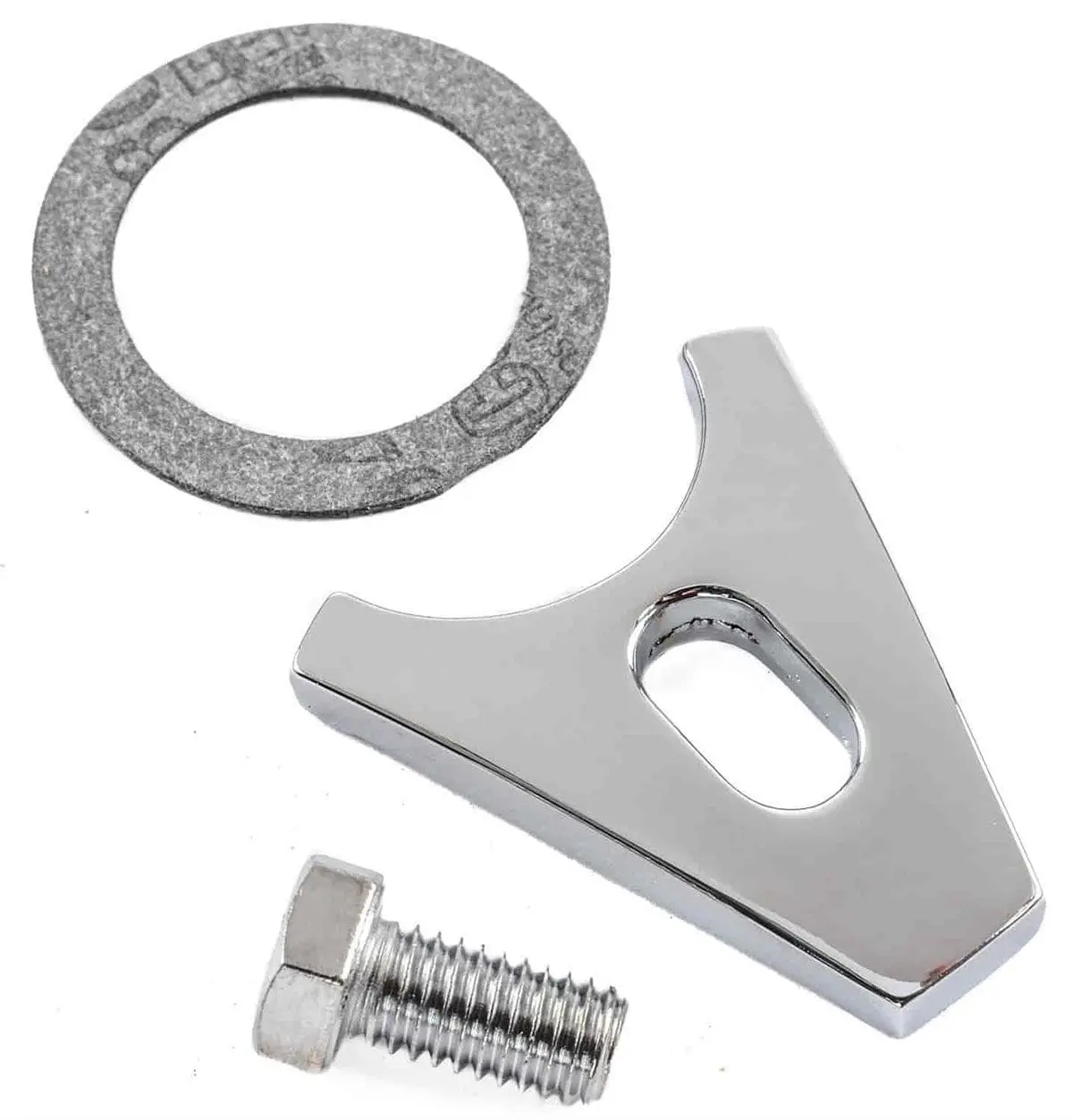 Rpcr4116 Chrome Steel Distributor Clamp – Billet Aluminum Base, Fits 1963+ Chevrolet V8 Engines 1