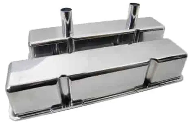 Rpc Aluminum Circle Track Baffled Valve Covers – Polished Finish 1
