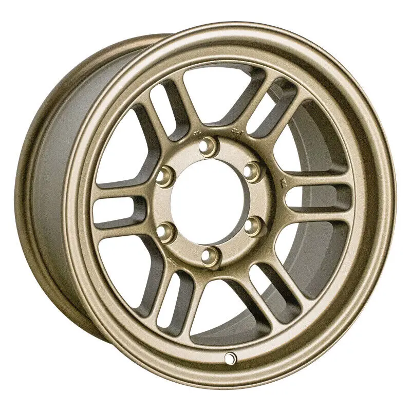 Enkei Rpt1 16X8 6X139.7 +0 Offset Titanium Gold Wheel 1