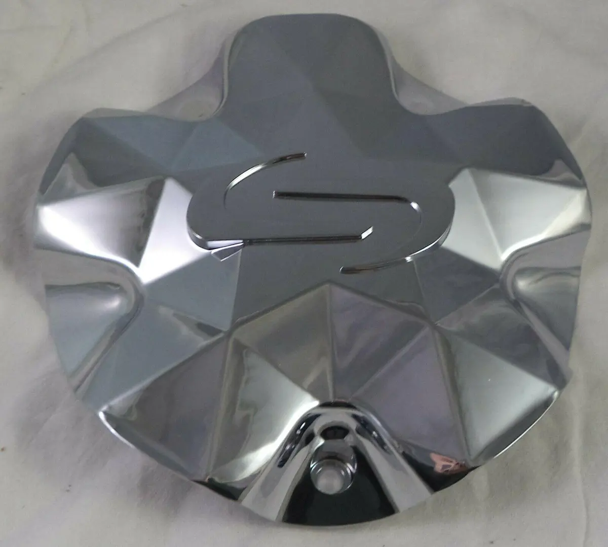 Strada Wheels Chrome Custom Wheel Center Cap # S04 / Wf51912295f-1 (1 Cap) 2