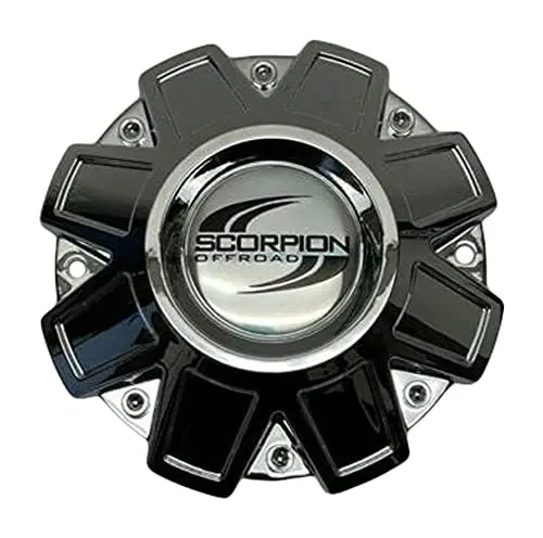 Scorpion Offroad Chrome Wheel Center Cap 233-Cap 1