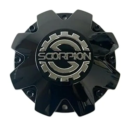 Scorpion Wheels 246-Cap Lg1606-66 Gloss Black Wheel Center Cap 1