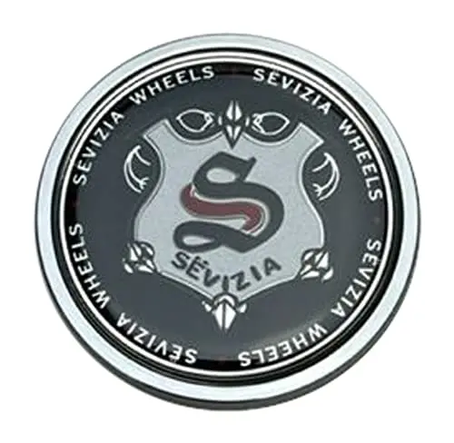 Sevizia Wheels Chrome Snap In Wheel Center Cap Cc491-2P 1