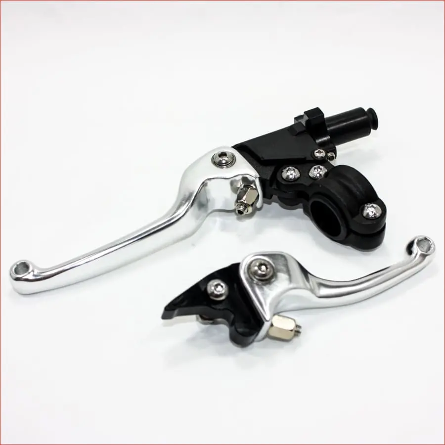 Silver Cnc Heavyduty Clutch+ Brake Lever Set 125Cc 150Cc 1