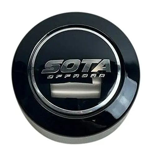 Sota Off-Road Gloss Black Snap In Wheel Center Cap A608f-5 A608f-6 1