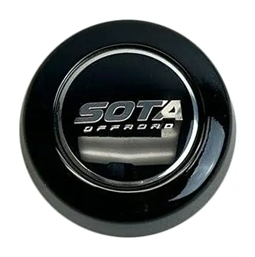 Sota Offroad Gloss Black Snap In Wheel Center Cap A608f-2 1