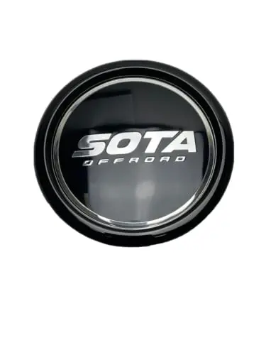 Sota Offroad Gloss Black Snap In Wheel Center Cap A608f-3 1