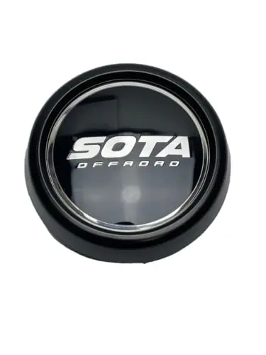 Sota Offroad Matte Black Snap In Wheel Center Cap A608f-3 1