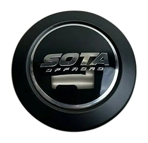 Sota Offroad Matte Black Snap In Wheel Center Cap A608f-5 A608f-6 1