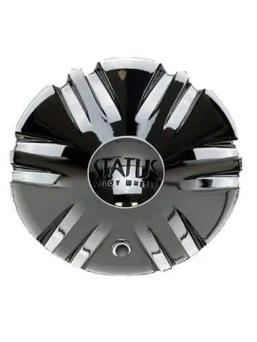 Status Alloy Chrome Wheel Center Cap C600301-Cap-S225 1