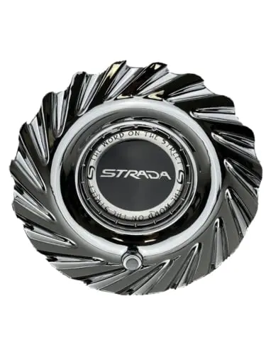 Strada Chrome Wheel Center Cap C-1087-4 C-Stra-2 1