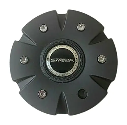 Strada Denaro S12 Wheels 61702295F-4 Matte Black Wheel Center Cap 1