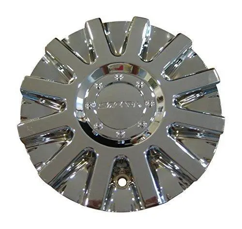 Strada Spina Chrome Wheels Rim Center Cap S16 11212285F-1 1