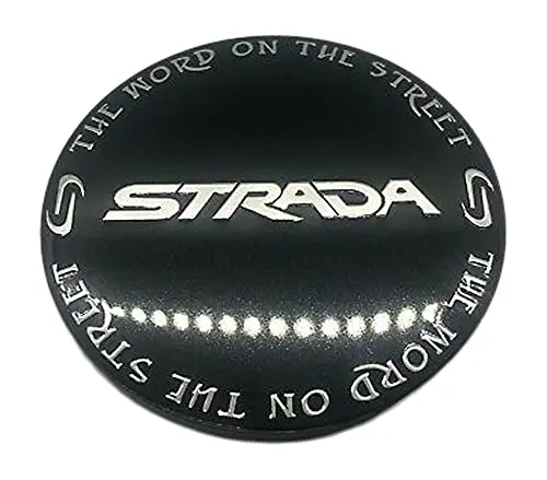 Strada Wheels C-225-3 Black Center Cap Snap In 1