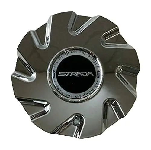 Strada Wheels C-876B-2 C-Stra-2 Chrome Wheel Center Cap 1