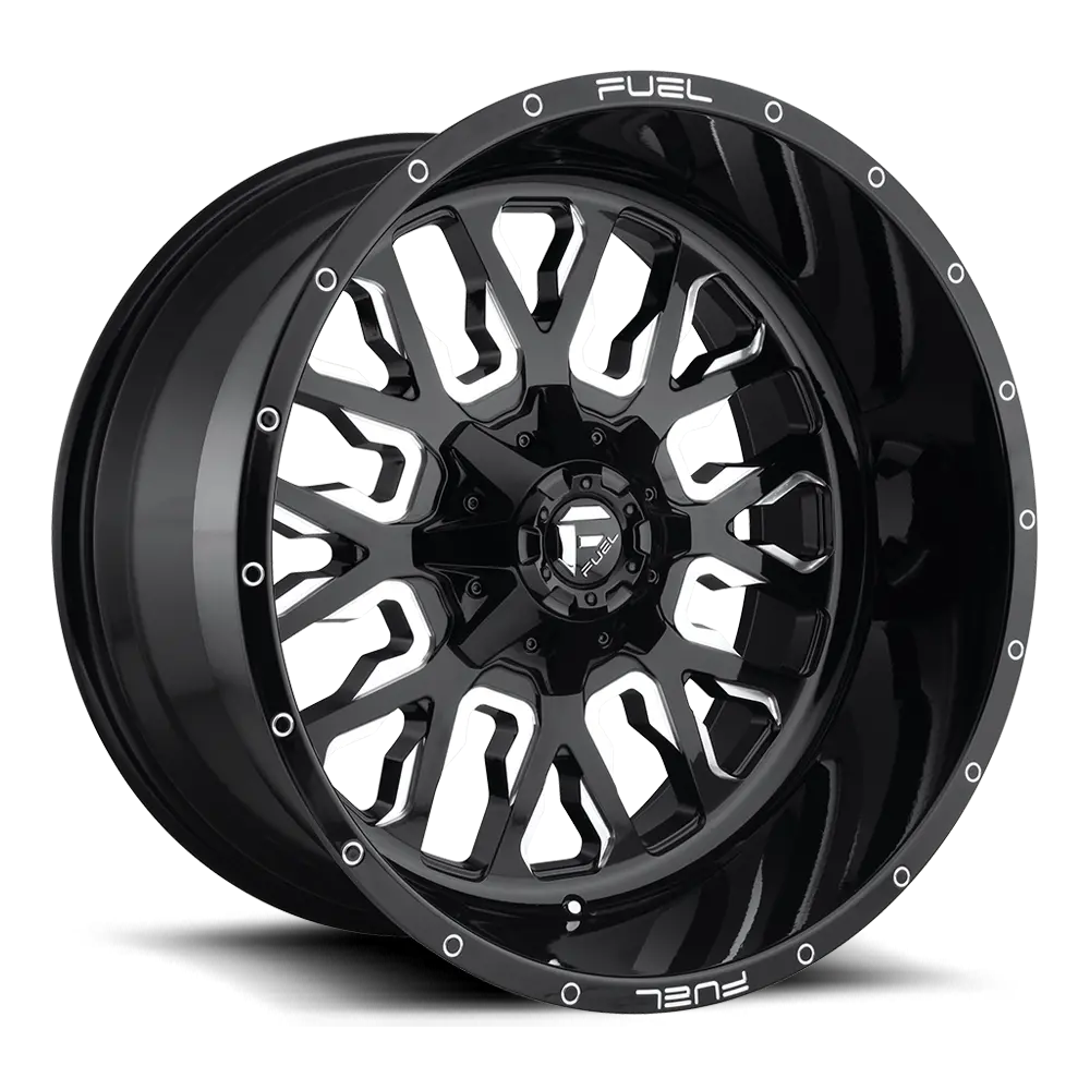 Fuel Stroke [ D611 ] - Gloss Black And Milled 1