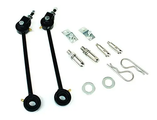 Teraflex 1743090 Front Quick Disconnect Sway Bar Link Kit (Jeep Tj 2"- 6") 1