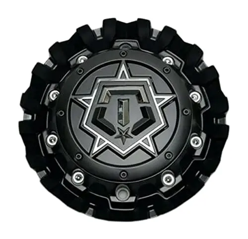 Tis Matte Black Wheel Center Cap 6032K139-Tis-Cap 6032L216 1