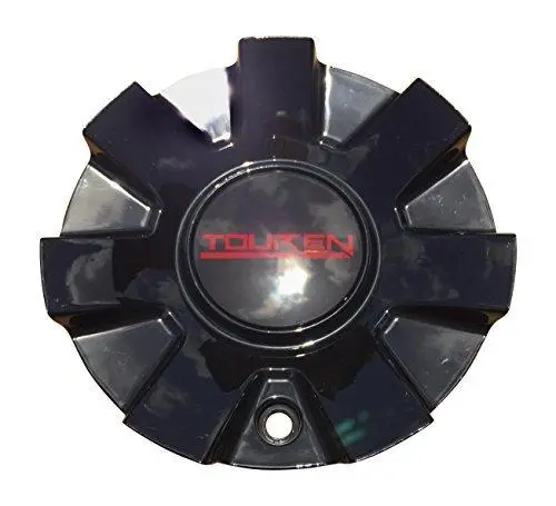 Touren C-216-6 C1032602r Black Center Cap Red Logo 1