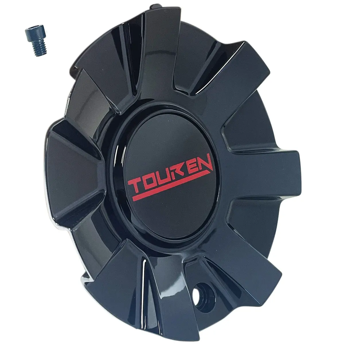 Touren Tr60 3260 16" 17" Gloss Black / Red Wheel Rim Center Cap C1032601r (4 Caps) 1