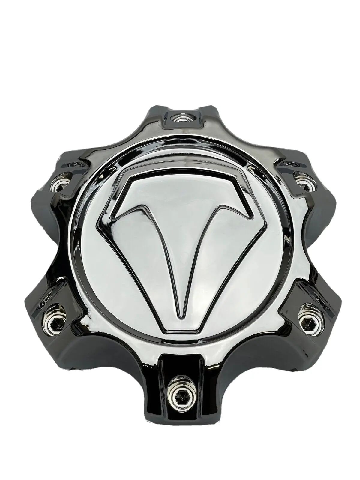 Toyota T-Force Chrome 6 Lug Snap In Wheel Center Cap 89-9584B 971S01 S1404-07 1