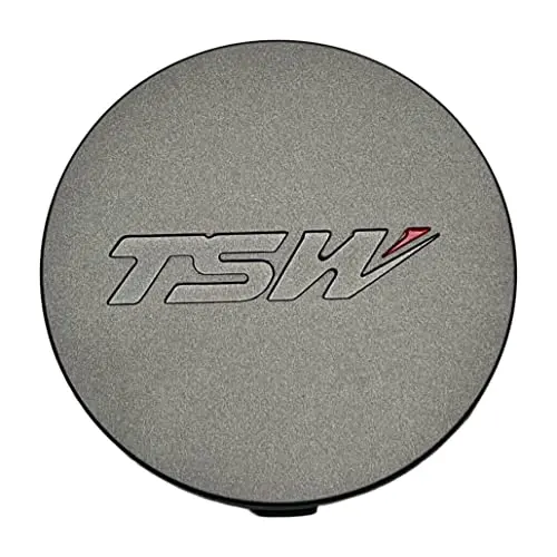 Tsw Wheels Gray Snap In Wheel Center Cap Pcf82-T 1