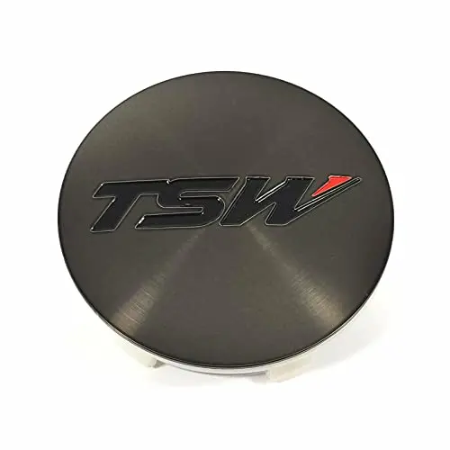 Tsw Wheels Spcf82-2 Pcf82-2 Pscf822tsw1frw1 Dark Tint Black Center Cap 5 Lug 1