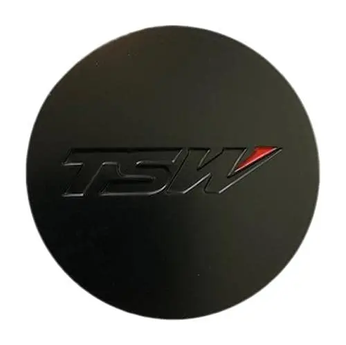 Tsw Wheels Spcg18-T Matte Black Center Cap Pscg18tdbk1 5X100 5X108 5X114.3 Ccpcg18-T 1