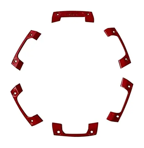 Tuff A.T. Red Wheel Inserts Set Of 6 Zsp62382012 Fits 17 Inch 1