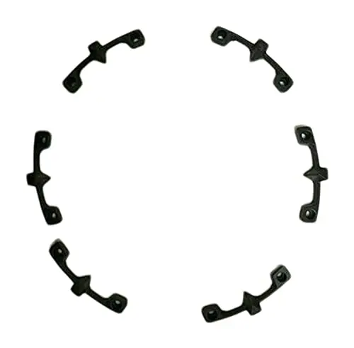 Tuff A.T. T01 Matte Black 17 Inch Inserts Set Of 6 1
