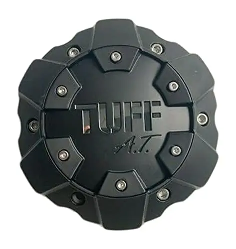 Tuff At Wheels C611901 Cb3c C706901 Matte Black Chrome Logo Wheel Center Cap 1