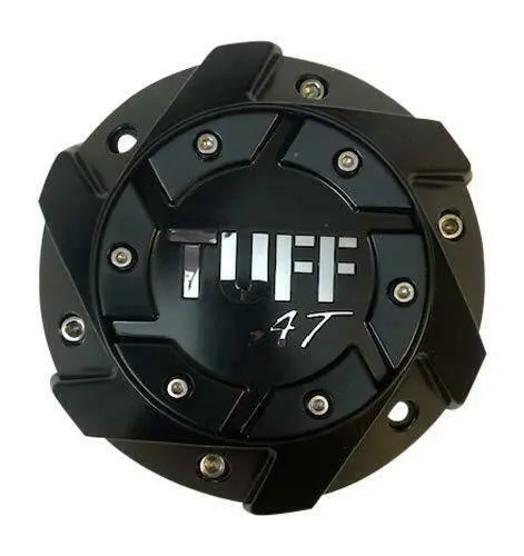 Tuff Wheels C611901 Matte Black Wheel Chrome Letter Center Cap Cctt11ddsbc 1