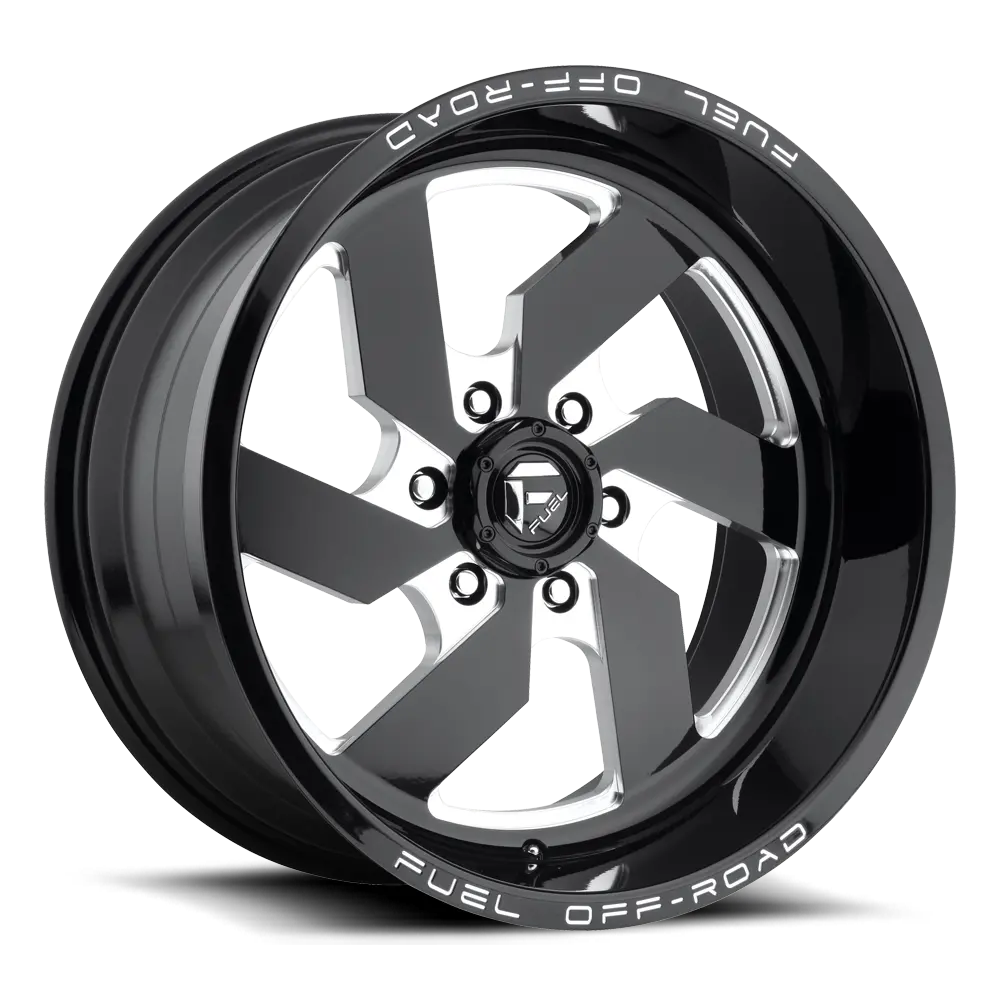Fuel Turbo 6 [ D582 ] - Gloss Black And Milled 1